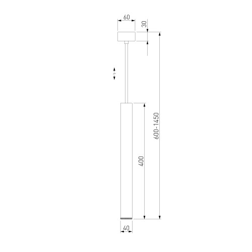 Подвесной светодиодный светильник 50245 LED Elektrostandard