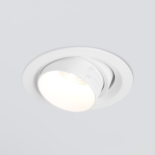 Встраиваемый светодиодный светильник с регулировкой угла освещения 9919 LED 10W 4200K белый Elektrostandard