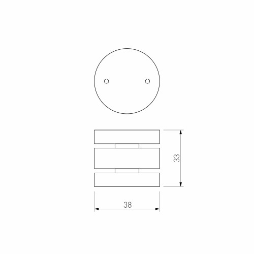 Slim Magnetic Коннектор круглый шарнирный для накладного шинопровода (чёрный) 85010/00 85010/00 Elektrostandard