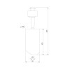 Трековый светильник для однофазного шинопровода Splay GU10 Черный MRL 1006 Elektrostandard