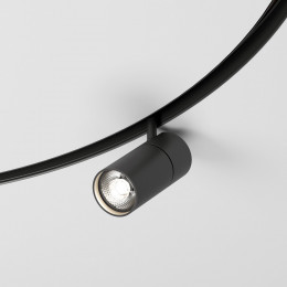 Slim Magnetic Трековый светильник для радиусного шинопровода 12W 4200K Comfi чёрный Ø 1200мм 85189/01 Elektrostandard