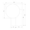 Уличный настенный светильник 35166/U черный Elektrostandard
