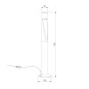 Ландшафтный светильник Recess 3000K черный 35177/F черный Elektrostandard