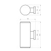 Уличный настенный светильник Strict IP54 1403 TECHNO песочно-белый Elektrostandard