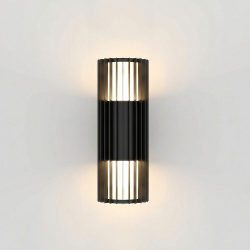 Уличный настенный светильник Entero (35189/W) 3000K черный 35189/W черный Elektrostandard