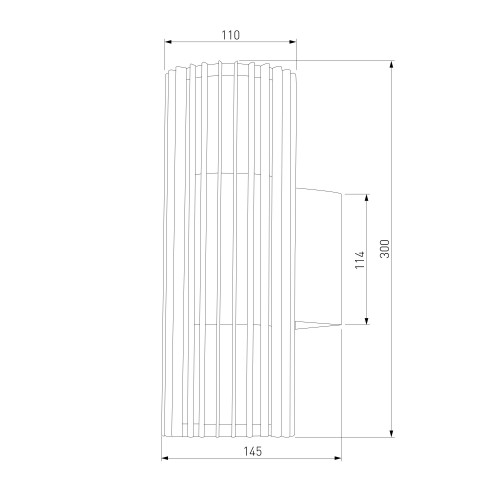 Уличный настенный светильник Entero (35189/W) 3000K черный 35189/W черный Elektrostandard