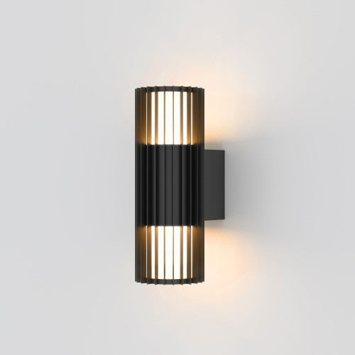 Уличный настенный светильник Entero (35189/W) 3000K черный 35189/W черный Elektrostandard