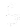 Настенный уличный светильник серый IP54 1418 TECHNO Elektrostandard