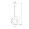 Уличный подвесной светильник Ambra H IP33 35133/H черный Elektrostandard