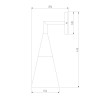 Светильник садово-парковый Vesto 35171/D черный Elektrostandard