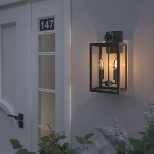 Уличный настенный светильник Candle D 35150/D темно-серый Elektrostandard