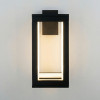 Уличный настенный светодиодный светильник Frame 3000K чёрный 1527 TECHNO LED черный Elektrostandard