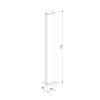 Ландшафтный светильник уличный Flat 3000K чёрный 1538 TECHNO LED черный Elektrostandard