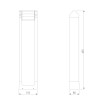 Ландшафтный поворотный светильник DORS LED 3000K IP54 35163/F черный Elektrostandard