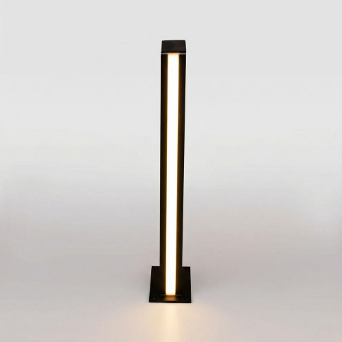 Ландшафтный светильник уличный Flat 3000K чёрный 1538 TECHNO LED черный Elektrostandard
