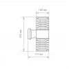 Настенный уличный светильник 1407 Techno cерый IP54 1407 Techno cерый Elektrostandard