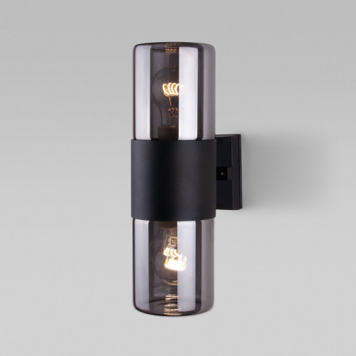 Уличный настенный светильник Roil чёрный IP54 35125/D Elektrostandard