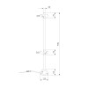 Светильник садово-парковый светодиодный поворотный Rone черный 35175/F черный Elektrostandard