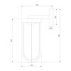 Светильник садово-парковый светодиодный Ritz черный 35183/D черный Elektrostandard