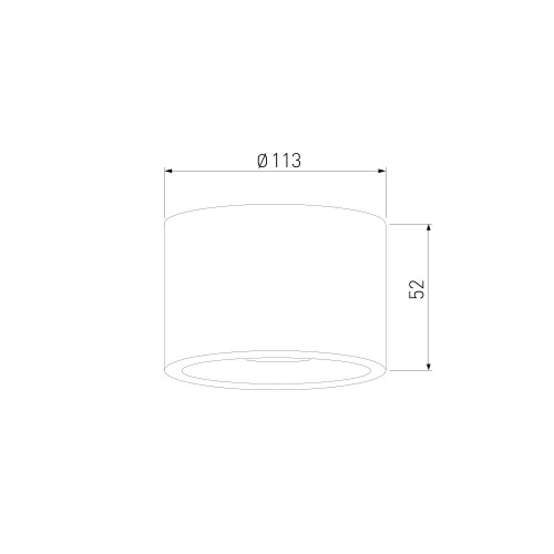 Уличный потолочный светильник Light LED 2135 IP65 35141/H белый Elektrostandard