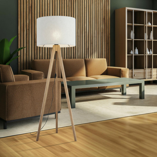 Напольный светильник с тканевым абажуром 16007 Grand TK Lighting