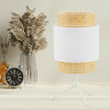 Настольная лампа с абажуром 6565 Boho White TK Lighting