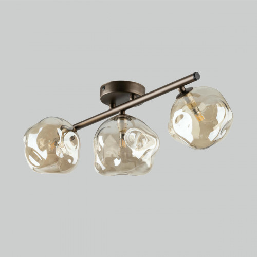 Потолочный светильник со стеклянными плафонами 11035 Lava Brown TK Lighting