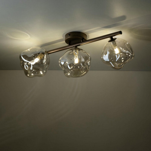 Потолочный светильник со стеклянными плафонами 11035 Lava Brown TK Lighting