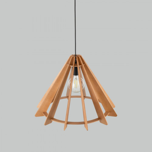 Подвесной светильник с деревянным рассеивателем 6586 Eris TK Lighting