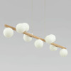 Подвесной светильник со стеклянными плафонами 5906 Estera Wood TK Lighting