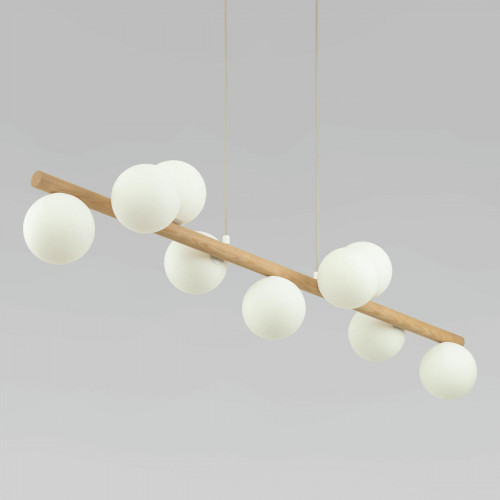 Подвесной светильник со стеклянными плафонами 5906 Estera Wood TK Lighting