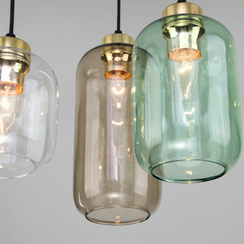 Подвесной светильник со стеклянным плафоном 3325 Marco Green TK Lighting