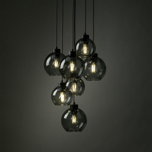 Подвесной светильник со стеклянными плафонами 10207 Cubus TK Lighting