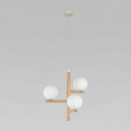 Подвесной светильник со стеклянными плафонами 6799 Estera Wood TK Lighting