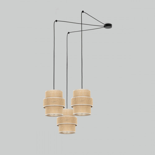 Подвесной светильник с тканевыми абажурами 5403 Calisto TK Lighting