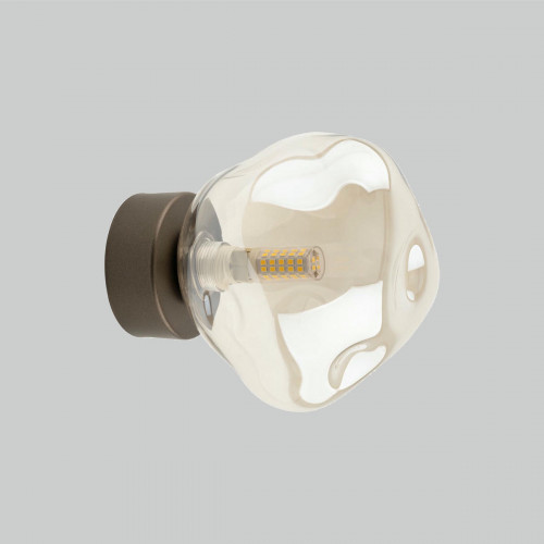 Потолочный светильник со стеклянным плафоном 11034 Lava Brown TK Lighting
