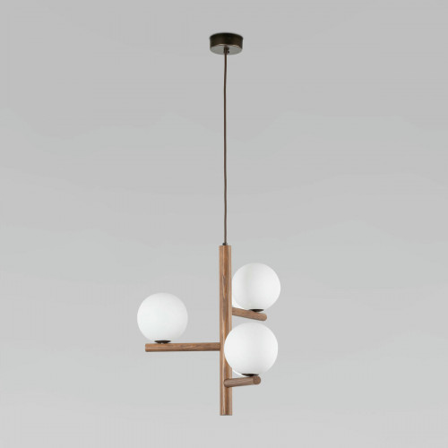 Подвесной светильник со стеклянными плафонами 10271 Estera Wood TK Lighting