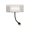 4066-2W, настенный светильник, D85xW260xH365, 1xLEDx3W + 1xLEDx6W, 720LM, 4000K, included, switch Favourite