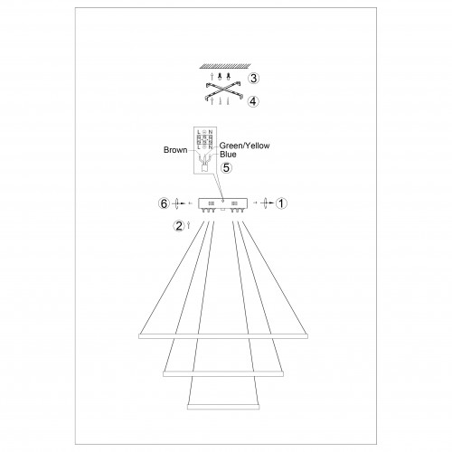 4591-220-9BL, потолочная чаша, D220xH40, цвет черный Favourite