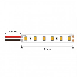 2001-31020, лента светодиодная, 5M, SMD2835, 9.6W/m, 3000K, IP20 Favourite