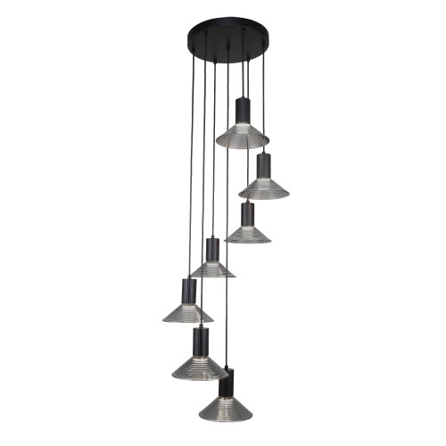 4622-7P, подвесная люстра, D440xH1200/1900, 7xLEDx6W, 3360LM, 3000K, included Favourite