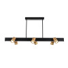 4074-6P, подвесная люстра, L1200xW190xH600, 6xGU10LEDx10W, excluded + LEDx18W, 700LM, 4000K, included Favourite