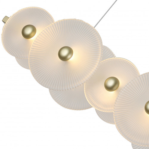 4605-5P, подвесная люстра, L800xW180xH225/1200, 10xLEDx2W, 1600LM, 3000K, included Favourite