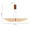 4380-2P, подвесная люстра, L1050xW270xH1500, LEDx60W, 4200LM, 4000K, included Favourite
