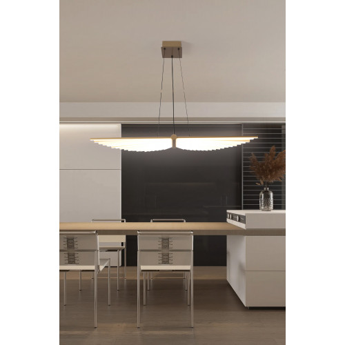 4380-2P, подвесная люстра, L1050xW270xH1500, LEDx60W, 4200LM, 4000K, included Favourite