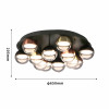4371-12C, потолочная люстра, D650xH205, LEDx65W, 4550LM, 4000K, included Favourite