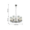 2374-7P, люстра подвесная, D650xH320/1320, 7xE14x40W, excluded Favourite