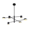3094-6P, потолочная люстра, D900xH490/790, 3xLEDx5W + 3xLEDx7W, 1464LM, 4000K, included Favourite