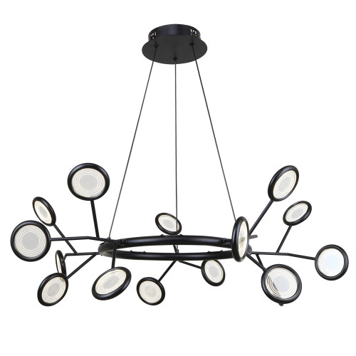 4252-15P, подвесная люстра, D740xH400/1100, 15xLEDx3W, 3825LM, 4000K, included Favourite