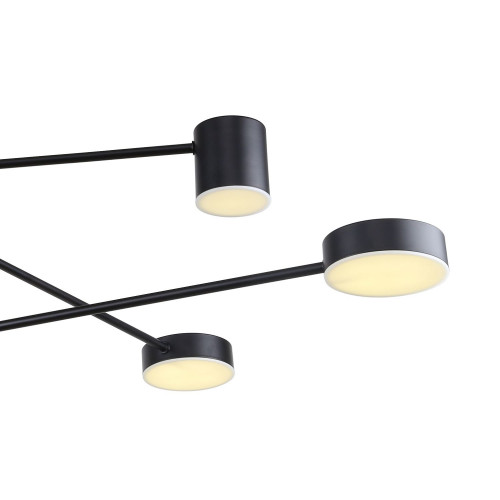 3094-6P, потолочная люстра, D900xH490/790, 3xLEDx5W + 3xLEDx7W, 1464LM, 4000K, included Favourite